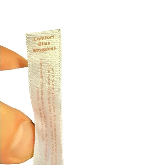 Cacique Black Strapless Bandeau Bra - Picture 14 of 15